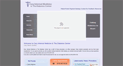Desktop Screenshot of caryinternalmedicine.com